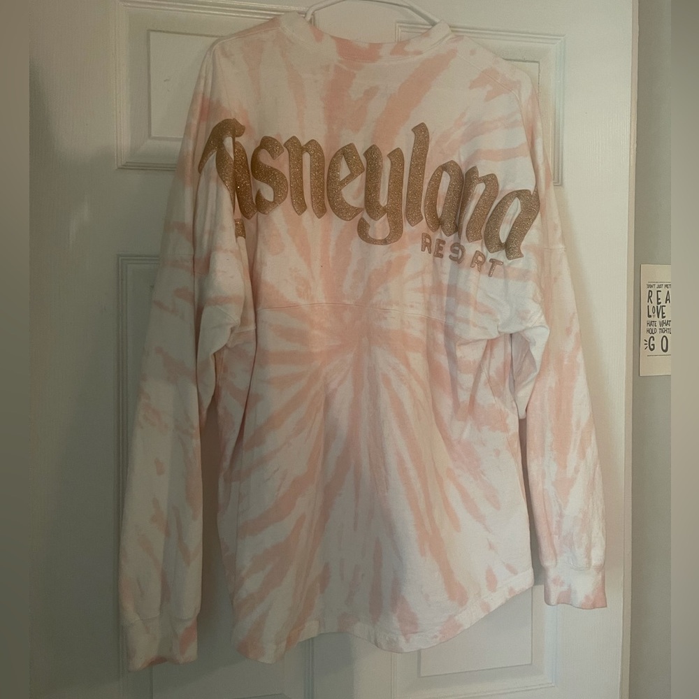 Pink TieDye Disneyland Sweatshirt